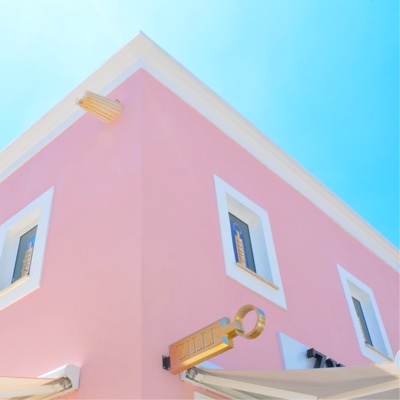 Pink House up Close